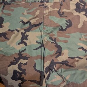 Ralph Lauren Green and Brown Camouflage Shorts